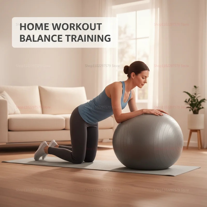 Anti-Burst Yoga Ball with Pump - Bosu Ball Balance ulasan dan harga
