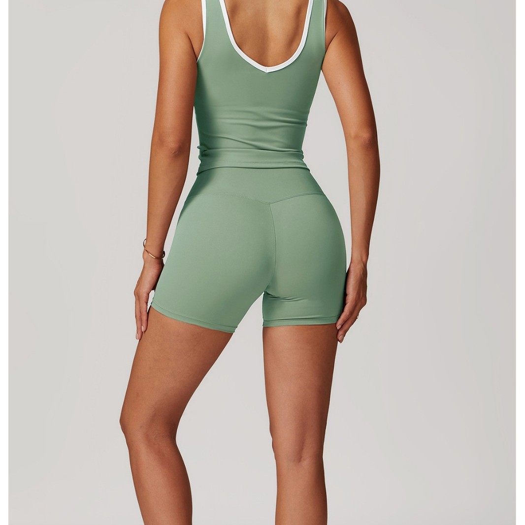 Cross Back High Waist Yoga Set - Yoga Health & Fitness Center ulasan dan harga