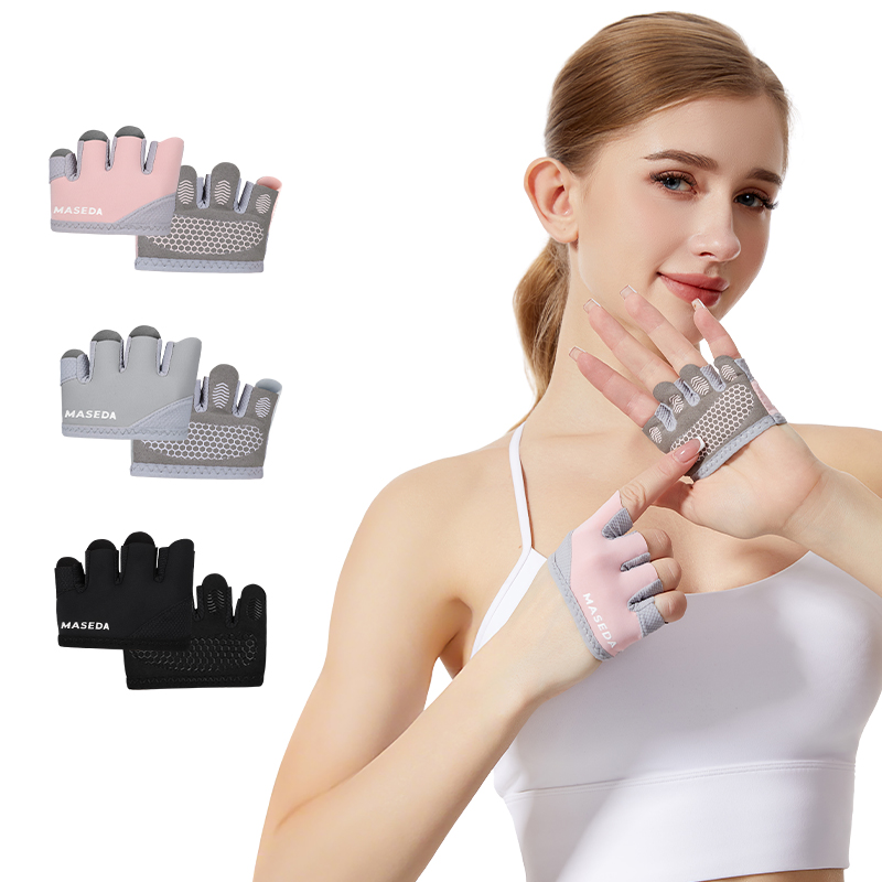 Pair of Fitness Fingerless Glo - Fitness Yoga Pilates ulasan dan harga