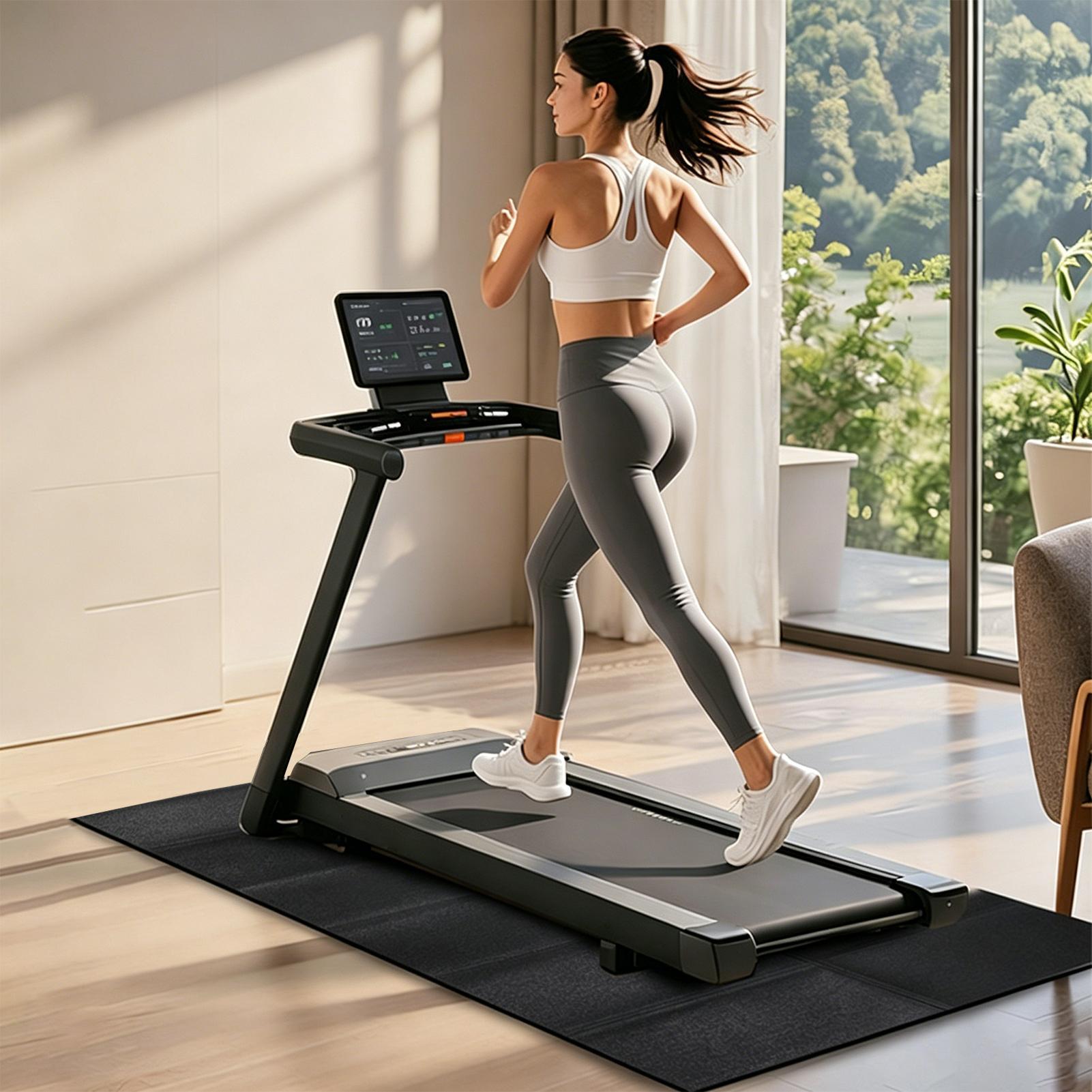 Treadmill Mat Vibration Absorb - Fitness Yoga Pilates ulasan dan harga