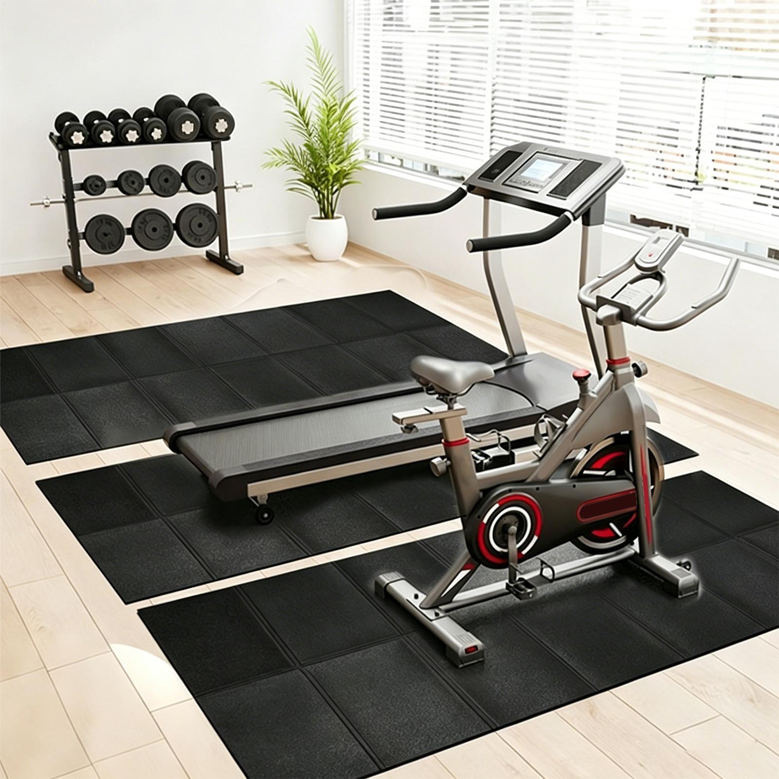 Treadmill Mat Vibration Absorb - Fitness Yoga Pilates ulasan dan harga