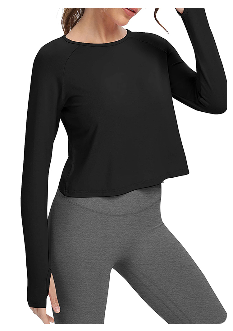 Women's Long Sleeve Yoga vest  - Yoga & Fitness Classes By Niharika Zirakpur Reviews ulasan dan harga
