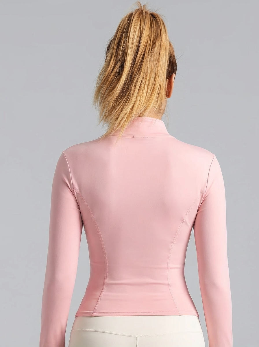 New Women Light Pink Yoga Coat - Yoga & Fitness Classes By Niharika Zirakpur Reviews ulasan dan harga