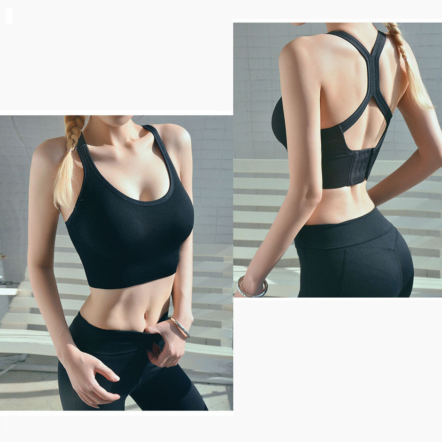 ZHUOHUA Sports Bra for Women,C - Yoga Fitness Ring ulasan dan harga