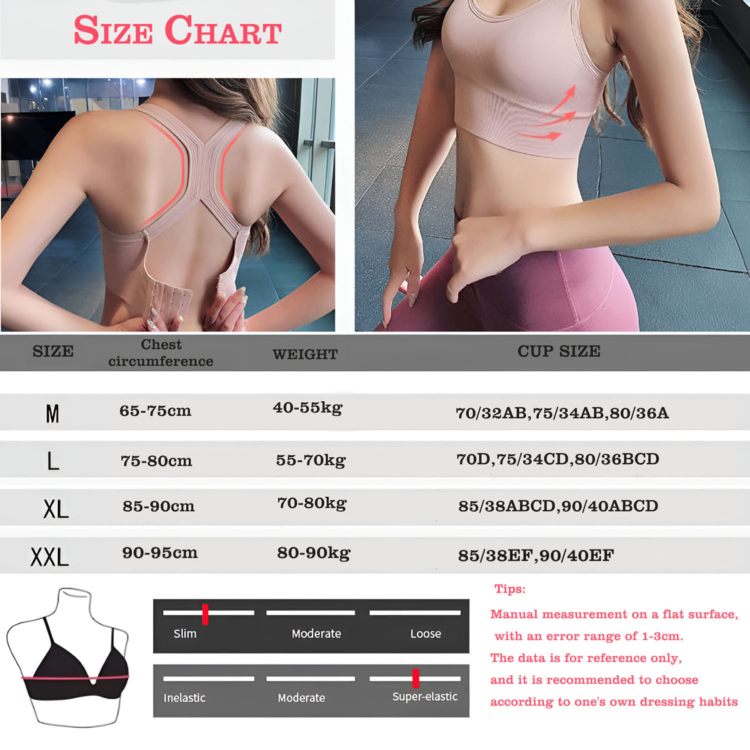 ZHUOHUA Sports Bra for Women,C - Yoga Fitness Ring ulasan dan harga