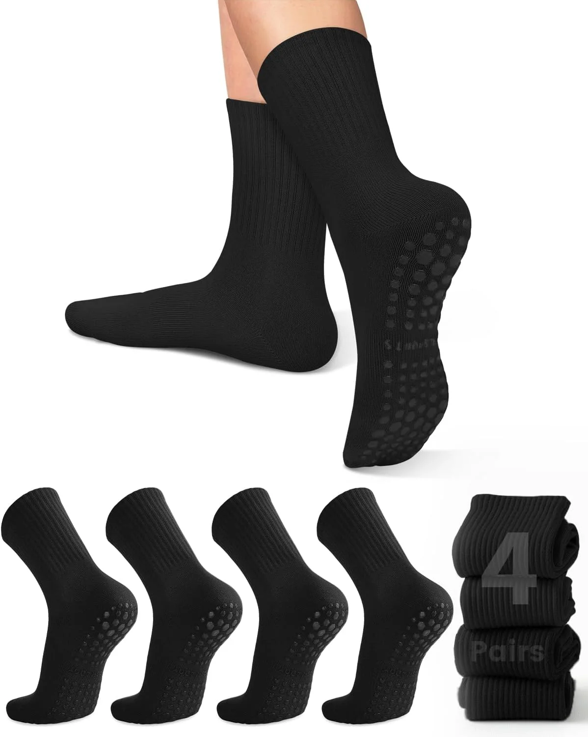 4 pairs of women's yoga socks, - Yoga & Fitness Classes By Niharika Zirakpur Reviews ulasan dan harga
