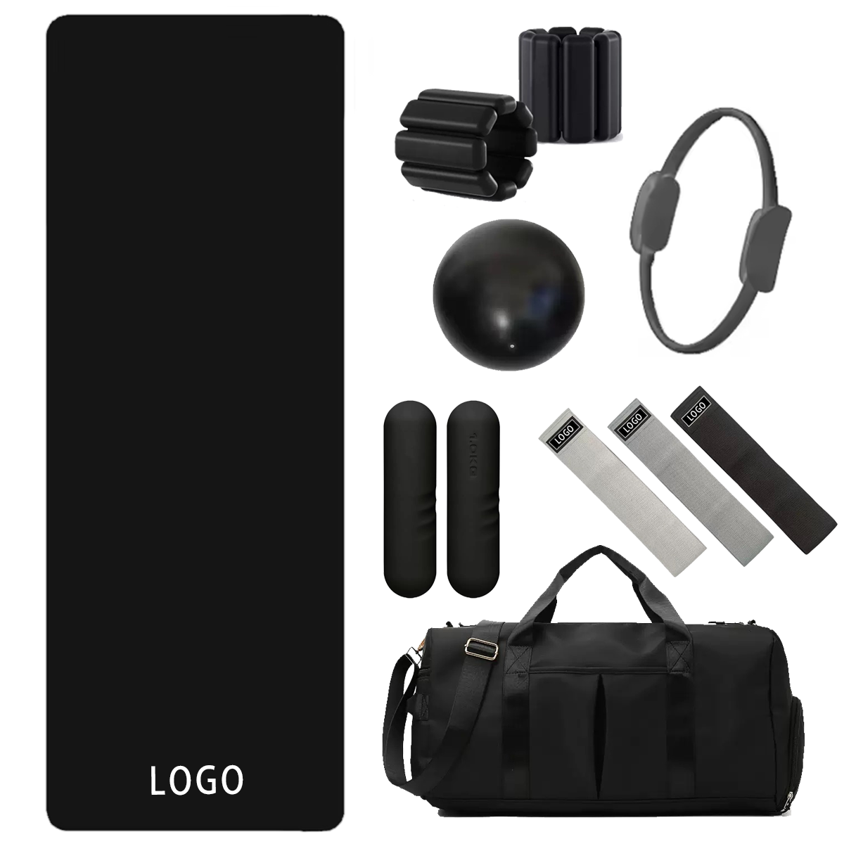 Custom Logo Gym Yoga Ball & Ci - Yoga Fitness Ring ulasan dan harga