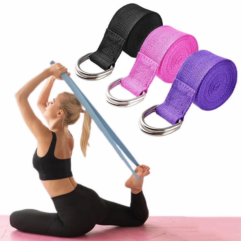 183*3.8cm Yoga Strap Cotton Ex - Yoga Fitness Ring ulasan dan harga
