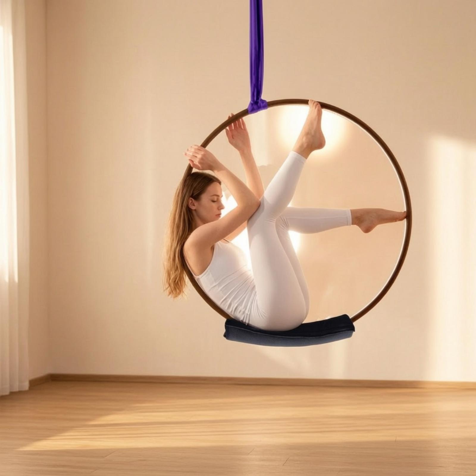 Yoga Ring Pad Velvet Cushionin - Yoga Fitness Ring ulasan dan harga