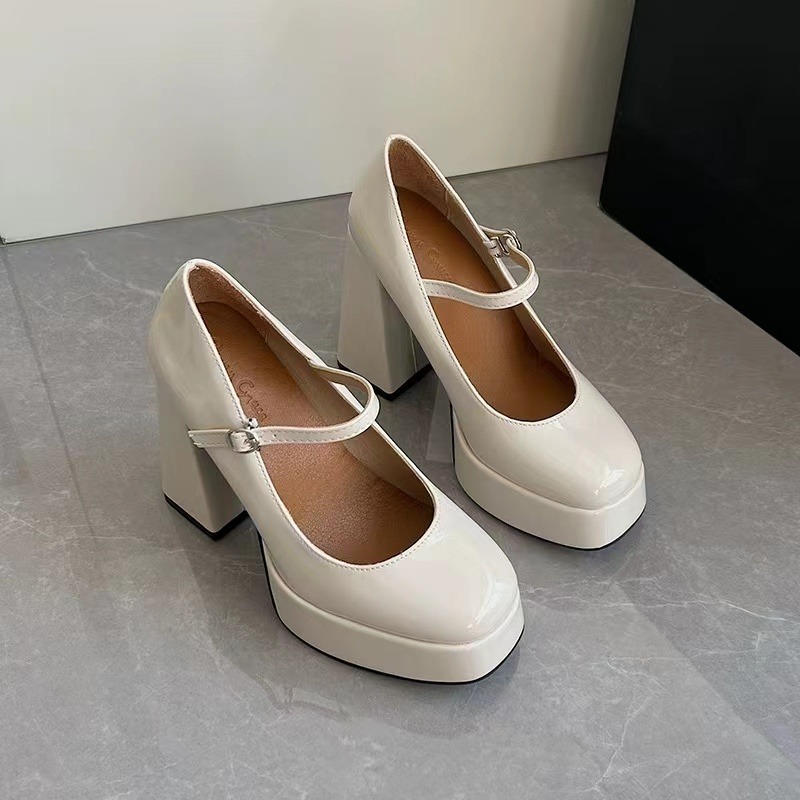 Women's Thick Heel Single Shoe - Resistance Bands ulasan dan harga