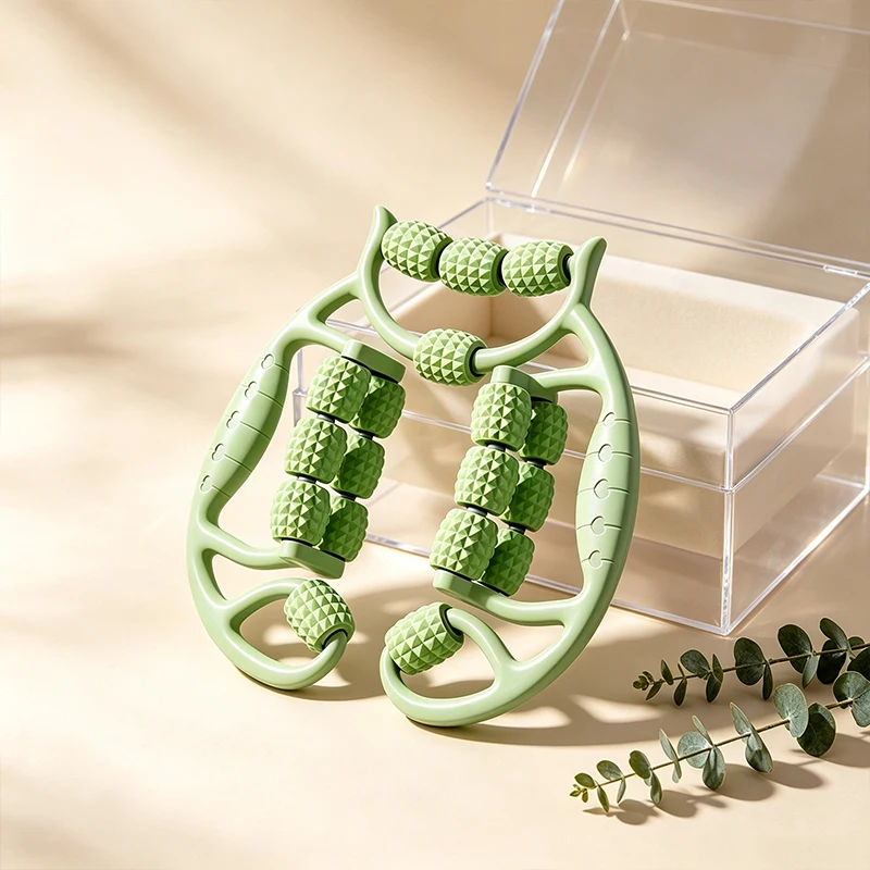 18 Wheels Leg Massager Roller  - Yoga Fitness Ring ulasan dan harga