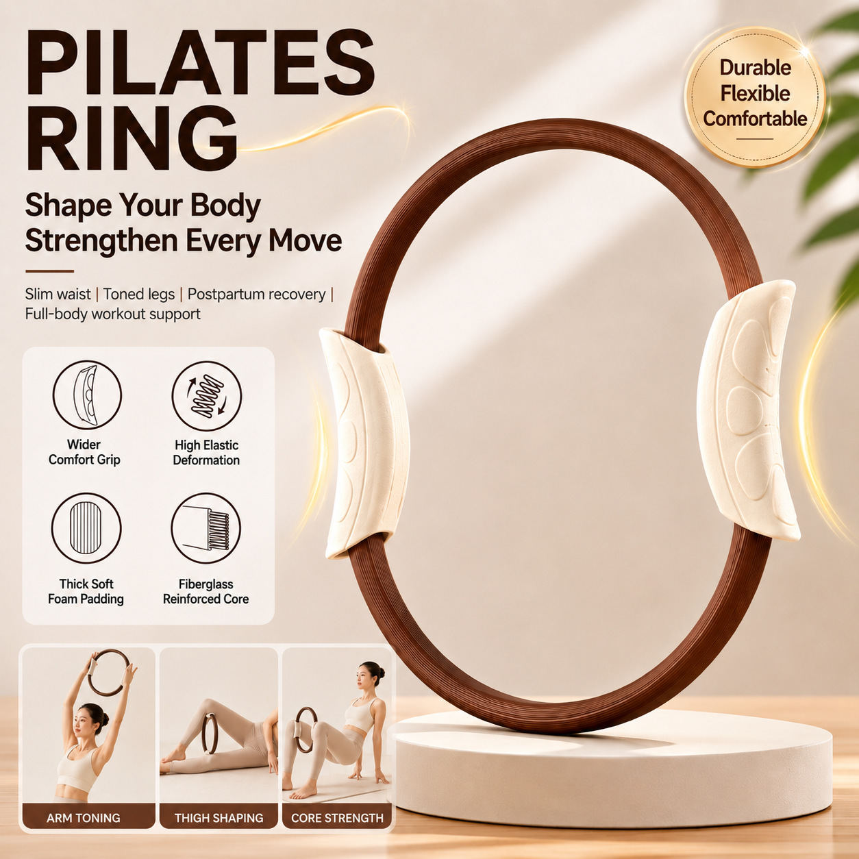 Pilates Ring, Yoga Ring, Pelvi - Yoga Fitness Ring ulasan dan harga