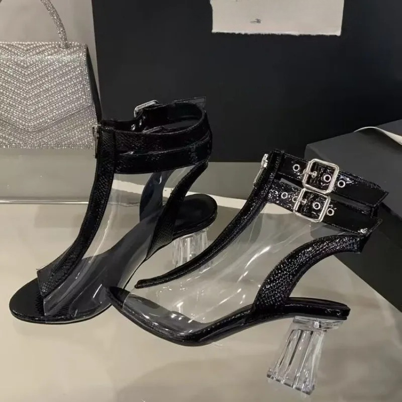 Crystal Heel Zip Sandals Summe - Resistance Bands ulasan dan harga